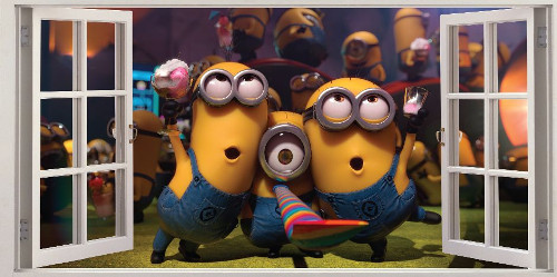 De minions hebben het raam open laten staan.