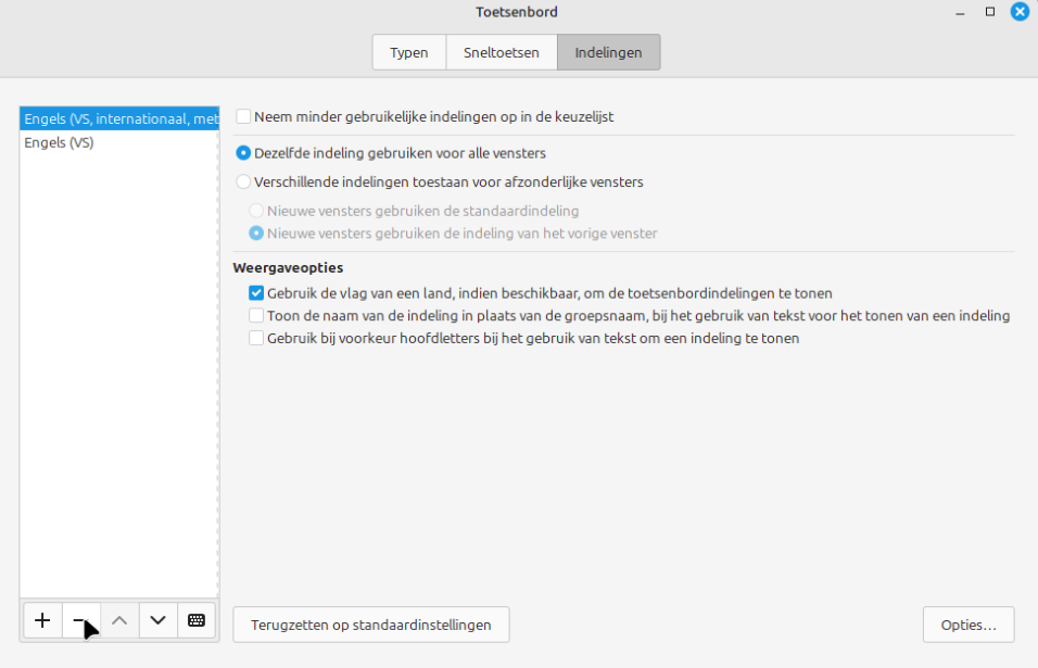 Engelse VS internationataal