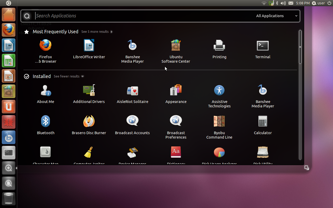 Unity desktop in Ubuntu